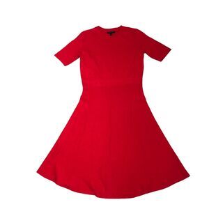 Banana‎ Republic A-line Short Sleeve Holiday A-Line Sweater Knit Dress Sz M